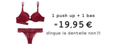 Undiz: 1 Push Up + 1 Bas pour 19,95€