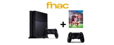 Fnac: Console PS4 1TO + FIFA 16 + une 2ème Manette + 45€ de chèque cadeau pour 399,90€