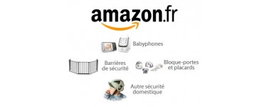 Amazon: - 15% dès 30€ d'achat sur une sélection d'articles pour la sécurité de bébé