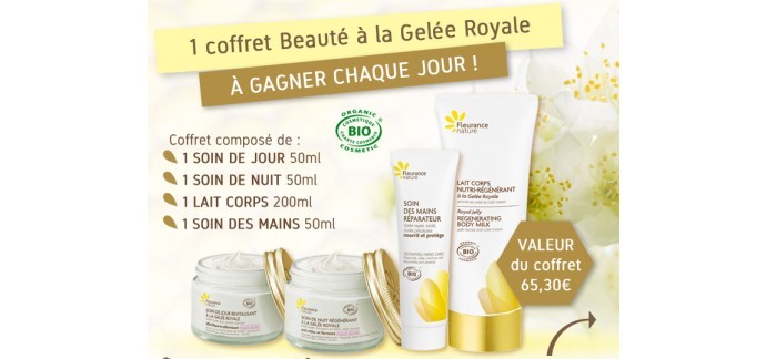 Fleurance Nature: Un coffret Beauté à la Gelée royale Bio à gagner