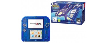 Auchan: Console Nintendo 2DS Transparente Bleue + Pokémon Saphir Alpha à 89,99€