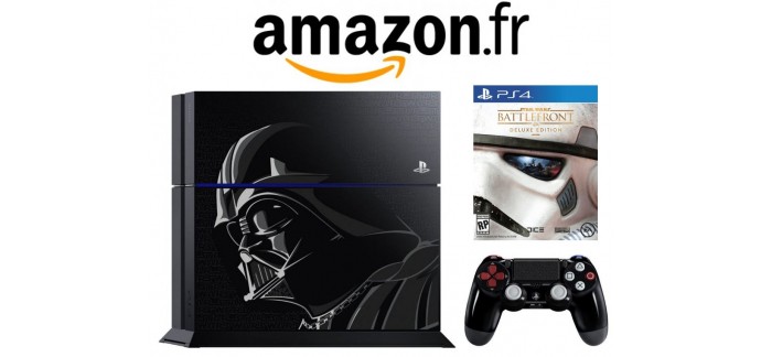 Amazon: Console PS4 1To + le jeu Star Wars : battlefront - édition limitée à 429,90€