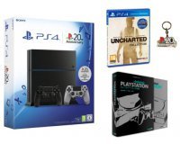 Micromania: Console PS4 1 To + Uncharted Collection + Manette + livre anthologie à 399€