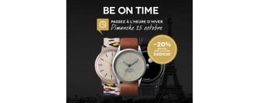 Timefy: 20% de réduction dès 99€ d'achat 