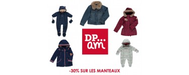 DPAM: -30% sur les manteaux pour filles et garçons
