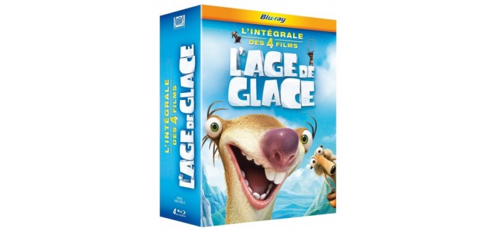 Amazon: Blu-ray L'Age de glace - L'intégrale des 4 films à 14,99€