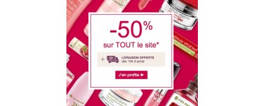 Yves Rocher: - 50% sur tout le site + livraison gratuite dès 15€ d'achat