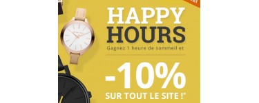 Montres & Co: Happy Hours : 10% de réduction sur tout le site
