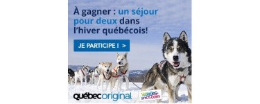 SNCF Connect: 1 séjour 7N / 9J au Québec pour 2 personnes (valeur 4000€) à gagner