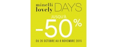 Minelli: Lovely DAYS : jusqu'à - 50% sur de nombreux articles