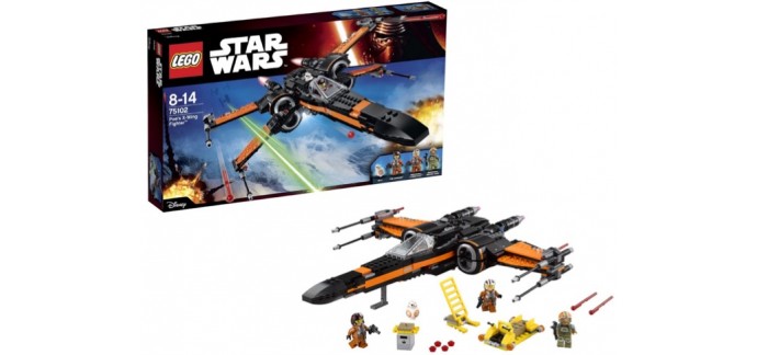 Amazon: LEGO® Star Wars Poe's X-Wing Fighter - 75102 (Nouveautés 2015) à 56,10€
