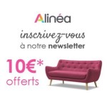 Alin&eacute;a: 10&euro; de r&eacute;duction d&egrave;s 60&euro; d'achat en vous inscrivant &agrave; la newsletter