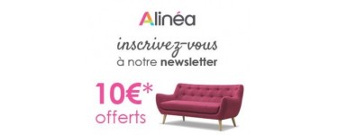 Alinéa: 10€ de réduction dès 60€ d'achat en vous inscrivant à la newsletter