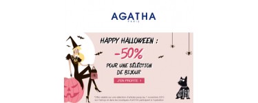 Agatha: Happy Halloween : -50% sur une sélection de bijoux