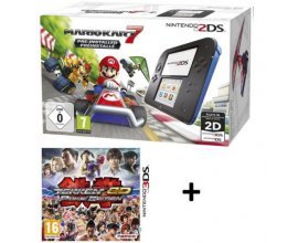 Cdiscount: Pack Nintendo 2DS Bleue + Mario Kart 7 + Tekken 3D Edition à 88.99€