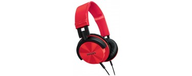 Cdiscount: Casque audio fermé Philips SHL2000 - Rouge à 7.99€