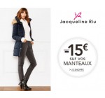 Jacqueline Riu: Jusqu'à 15€ de réduction sur les manteaux