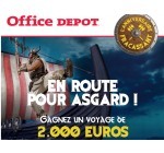 Office DEPOT: Un voyage de 2000€ à gagner