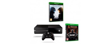 Fnac: Console Xbox One + HALO 5 : guardians + Call of Duty Black Ops III pour 349€