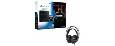 Cdiscount: Pack PS4 1To + Call Of Duty Black Ops III + Casque SteelSeries P300 à 399.99€