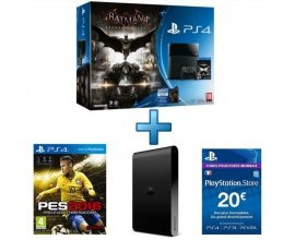 TopAchat: PS4 + Batman Arkham Knight + PES2016 + PS TV + PSN Livecard de 20€ à 379.91€