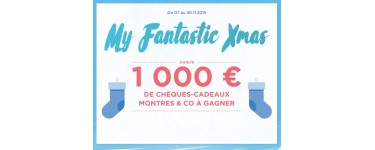 Montres & Co: Jusqu'à 1000€ de chèques-cadeaux à gagner