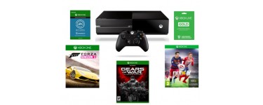 Micromania: Xbox One 1 To + 3 jeux + 12 mois de Xbox Live + 12 mois d'EA Access à 399,99€