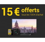 Fnac: [Adhérent] 15€ offerts tous les 100€ d'achats sur une large sélection TV, Vidéo