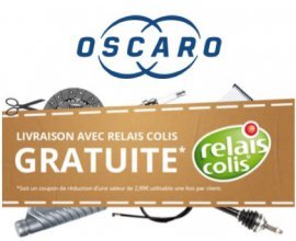 Oscaro: Livraison gratuite en relais colis sans minimum d'achat