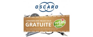 Oscaro: Livraison gratuite en relais colis sans minimum d'achat