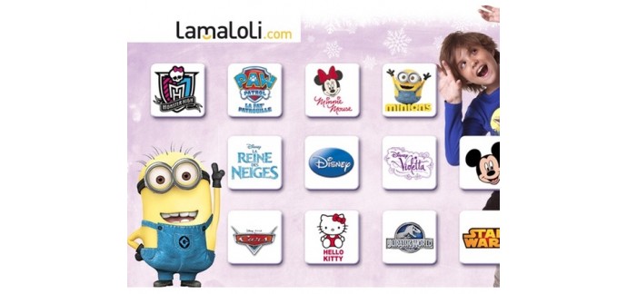 Groupon: Vêtements et jouets pour enfants : payez 1€ le bon d'achat Lamaloli de 10€