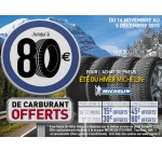 Michelin: Jusqu'à 80€ de carburant offerts pour l'achat de pneus voiture Michelin