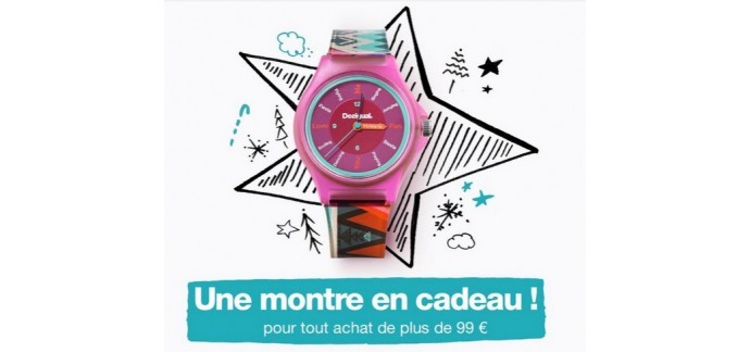 Desigual: Une Montre en cadeau pour tout achat de plus de 99€