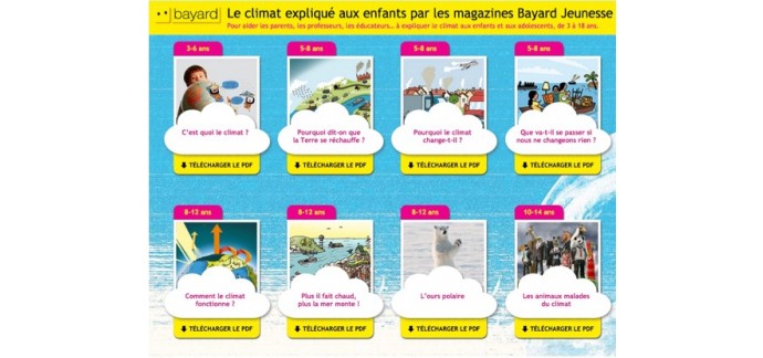 Bayard: COP 21 : Docs a télécharger gratuitement pour expliquer le climat aux enfants 