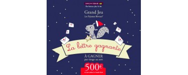 Sergent Major: Grand Jeu La Lettre Gagnante : 500€ en carte cadeau la Grand Récré à gagner