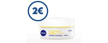 NIVEA: Coupon à imprimer : 2€ de réduction sur la crème d'énergie Q10 de NIVEA 