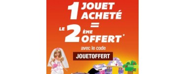 Auchan: 1 jouet acheté = le 2ème offert parmi une sélection de plus de 110 articles