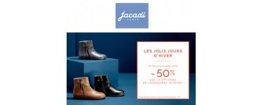 Jacadi: -50% sur la 2e paire de chaussures achetée