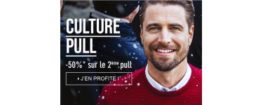 Brice: 50% de réduction immédiate sur le 2ème pull