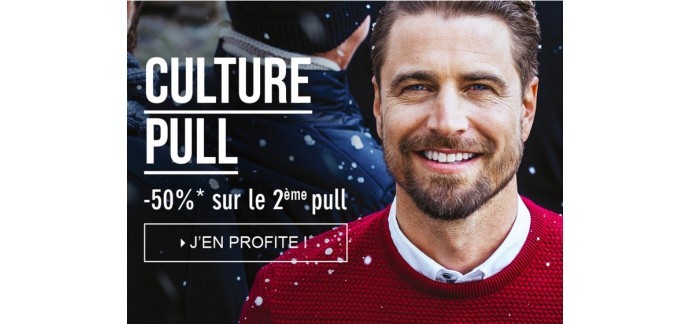 Brice: 50% de réduction immédiate sur le 2ème pull