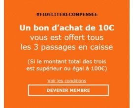 IKEA: Coupon IKEA : 1 bon d’achat de 10€ offert tous les 3 passages en caisse