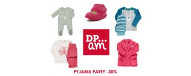 DPAM: -30% sur une sélection de pyjamas et pantoufles