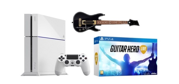 Micromania: Guitar Hero Live offert pour l'achat d'une PS4 500 Go