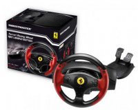 Micromania: Volant + Pédales Ferrari Racing Red Legend pour PS3 et PC à 47,99€