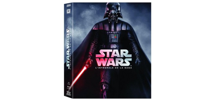 Amazon: Coffret Star Wars - La saga (6 films) en Blu-ray à 48,27€ 