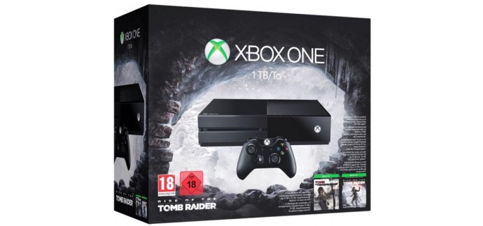 ToysRUs: Xbox One 1To + Rise of the Tomb Raider + Tomb Raider Definitive Edition à 199€