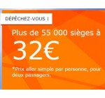 easyJet: Plus de 55 000 sièges à 32€ pour des vols du 14 décembre au 30 juin 2016