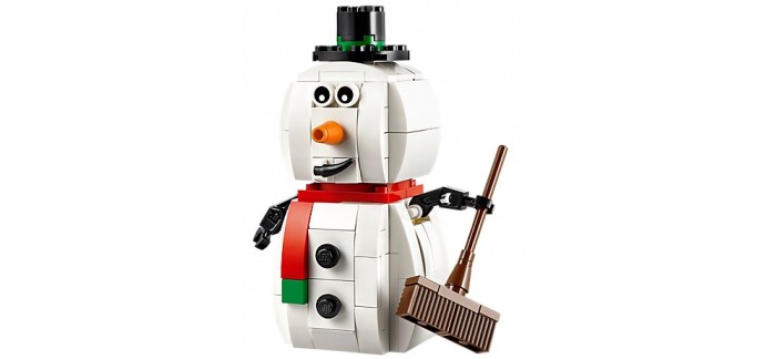 Petit Bateau: Un bonhomme de neige LEGO offert dès 39€ d'achat