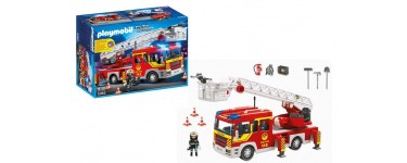 Cdiscount: Camion Pompier Échelle Sirène PLAYMOBIL 5362 à 35,26€