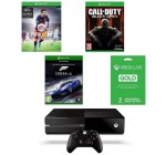 Cdiscount: Xbox One 500Go + FIFA16 + COD Black Ops 3 + Forza 6 + Xbox Live 3 Mois à 349,99€